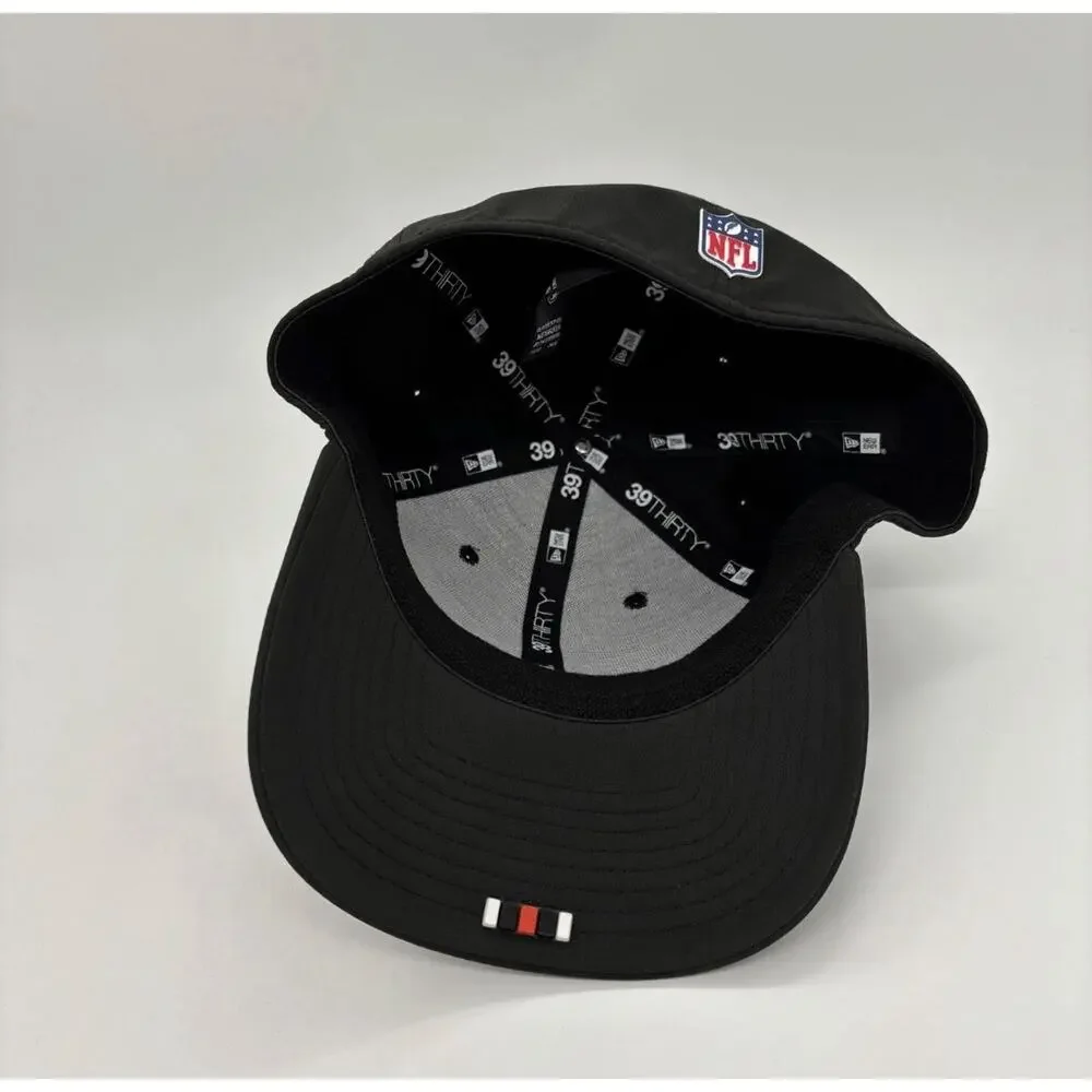 Men's New Era Black Cincinnati Bengals 2025 Sideline 39THIRTY Flex Hat Size M/L